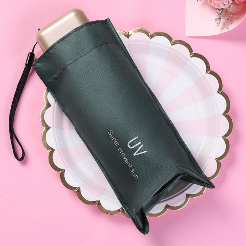 Ultralight Mini Sun Umbrella UV Protection Waterproof Portable Rain and Rain Capsule Umbrella