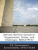 Книга Defense Reform Initiative : Organization, Status, and Challenges: Nsiad-99-87