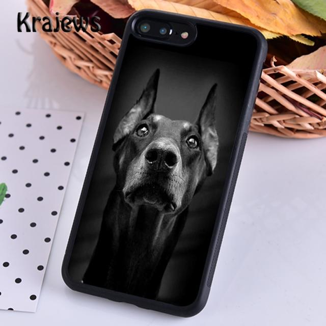 Krajews CUTE DOBERMAN DOG BREED Phone Case Cover For IPhone 18 17 Air 16 15 14 plus 11 12 13 pro max Plus coque Fundas