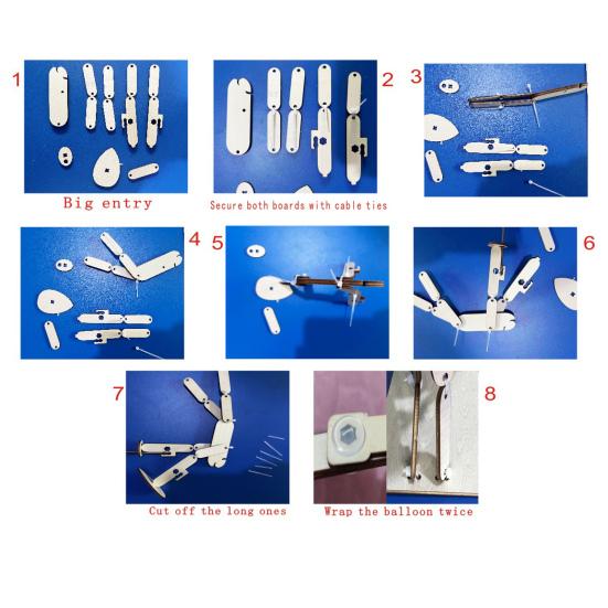 Bamboo Battle Balloon Game Fast-Paced Wooden Fencing Puppets for Thrilling Balloon Fight Fun Innovative Poke Balloon Toy