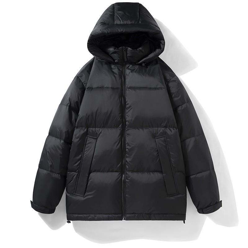 Mens Short Winter Down Jacket Outdoor Warm Color Block Coat Youth