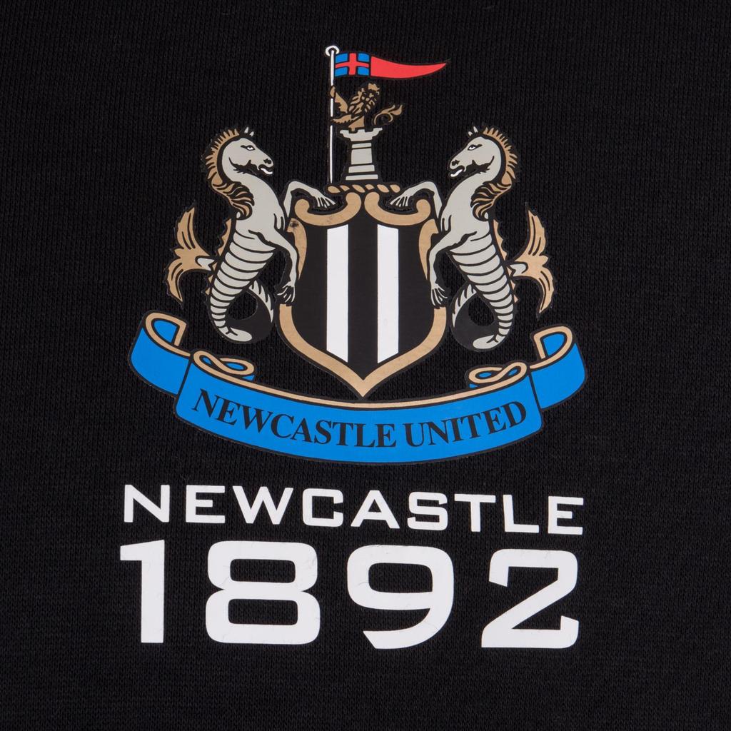 Newcastle United FC Толстовка с капюшоном на молнии из флиса для мальчиков