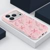 Чехол для iPhone 17 Pro Max Розовые Бантики Цветочный Узор Кожаная Текстура Силиконовая Накладка для iPhone 16 Pro Max 15 14 13 12 11 Air 16E