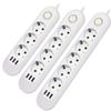 EU Plug AC Outlet Smart Home Multiprise Power Strip Extension Cord Electrical Socket Network Filter With USB C PD Fast Charging