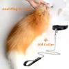 1Set Separable Butt Plug with Fox Tail PU SM Leash Woman Anal Sex Toys Cosplay Play Natural Fox Tail Anal Plug for Adult Couples