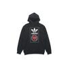 Adidas Originals Valentines Series Hoodie With Back Print Logo Men Tops Black GK7164
