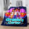 1pc Blanket Gracie's Corner Print Design, Lightweight Blanket for Sofa, Bed- Soft &Warm, Gift for All Seasons like Christmas, Halloween