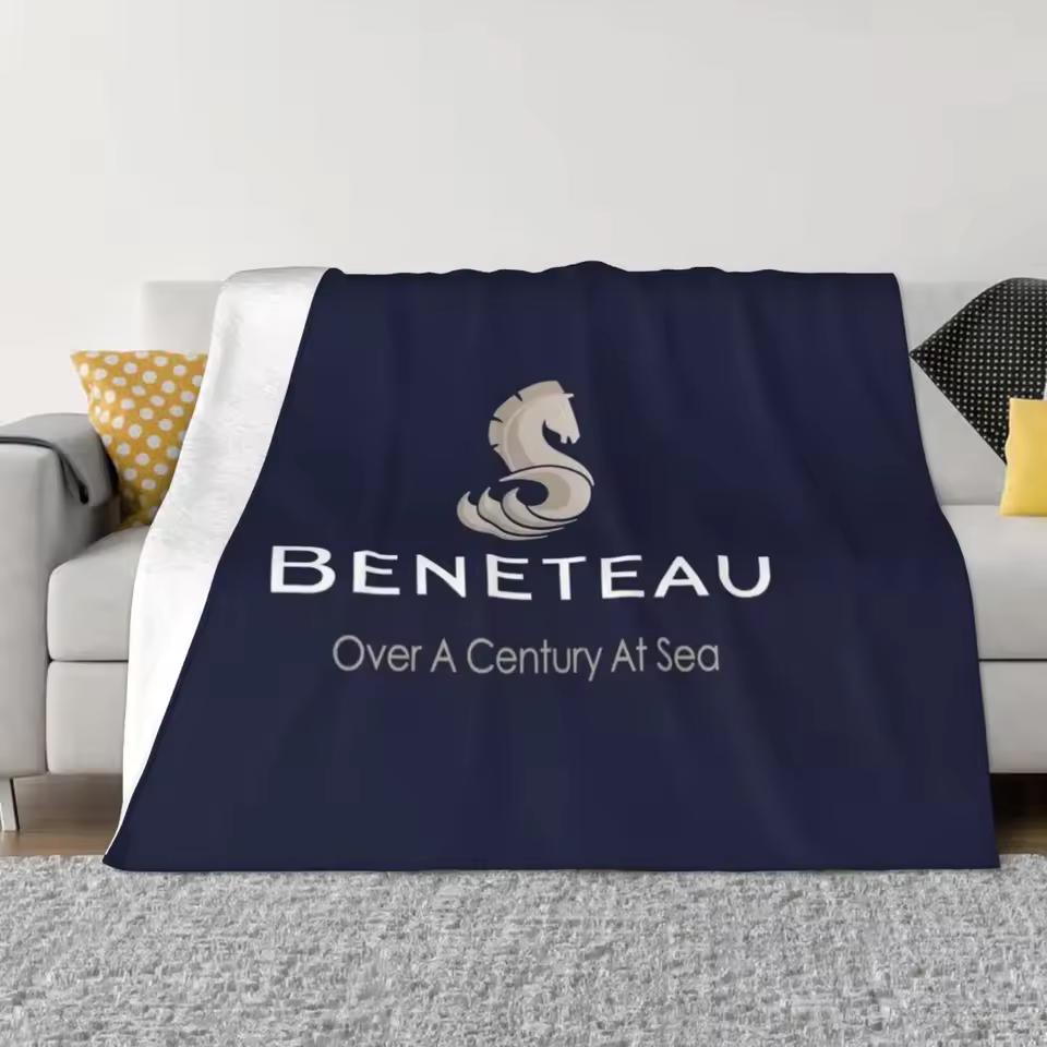 Парусная яхта Beneteau Парусная яхта Плед Тонкий косплей аниме Декоративные Для декоративного дивана Пледы