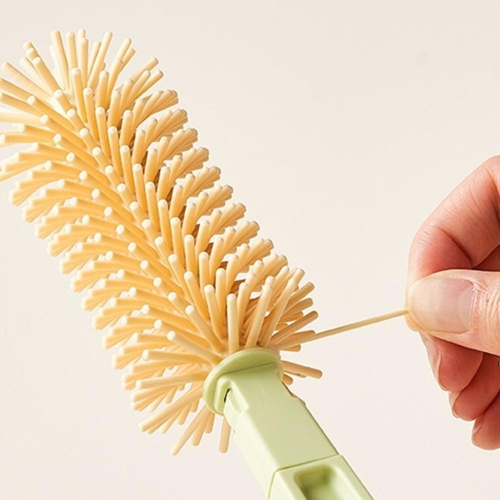 Силиконовый набор щеток для детских бутылочек Гибкий с коробкой для хранения Щетки для мытья чашек Мягкая щетина Средства для мытья бутылочек для кормления