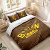 Bedding Set 1 Duvet Cover 2 Pillowcases Boston Bruins Print Bedroom Home Decoration