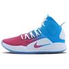 Hyperdunk X Амортизация Высокие Баскетбольные Кроссовки Мужские Сине-Розовые AO7890-101(Team147-)