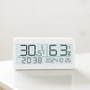 Electronic Clock Desktop Clock Student Alarm Clock Simple Temperature and Humidity Alarm Clock Decorative Ornament Mute Small Alarm Clock
