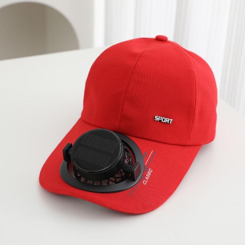 Summer hat solar charging fan hat outdoor versatile sunshade men and women sun protection breathable big eaves baseball cap
