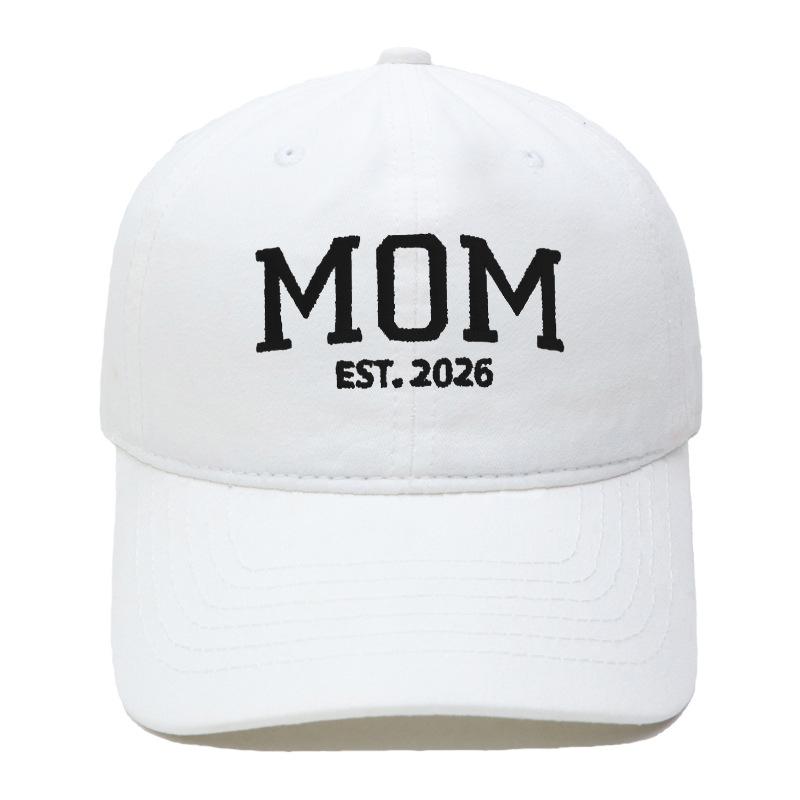 Горячая Распродажа Вышитая Бейсболка DAD MOM Стиранная Ретро Для Мужчин и Женщин Парные Повседневная Универсальная Кепка