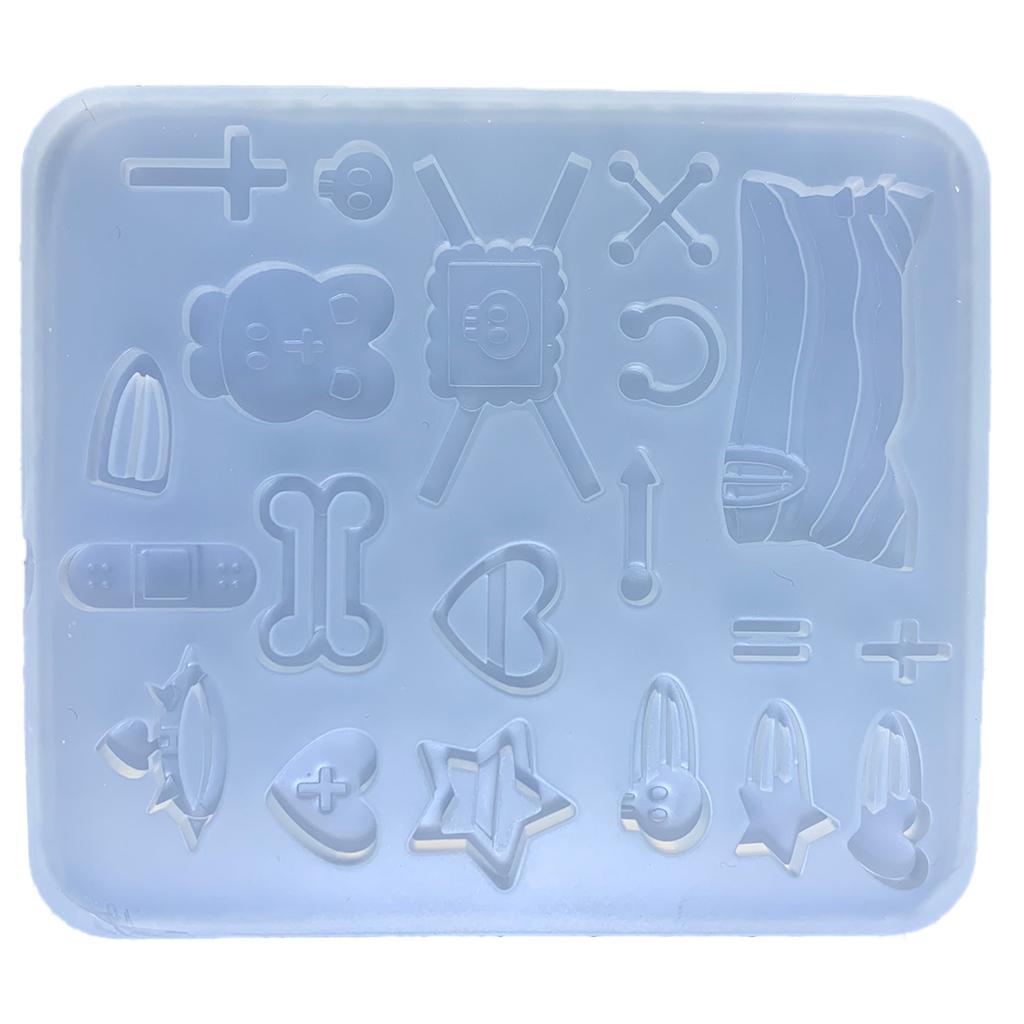 Практичные аксессуары для рукоделия Удобный набор силиконовых форм для создания различных поделок и проектов по изготовлению украшений ручной работы