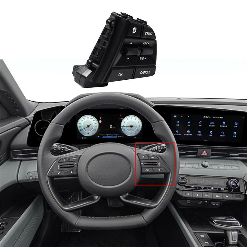 Кнопки круиз-контроля на руле автомобиля, правая сторона, для Hyundai Elantra 2015- Автомобильные запасные части Аксессуары Детали 96720F2040