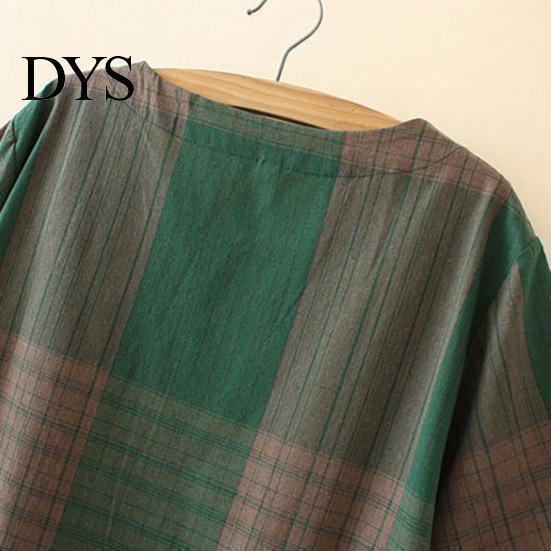 Комплект из 2 шт. топов с коротким рукавом и штанов для женщин, больших размеров, домашний костюм, сочетание цветов, клетчатый принт, повседневный, двухпредметный, с круглым вырезом, широкие штанины