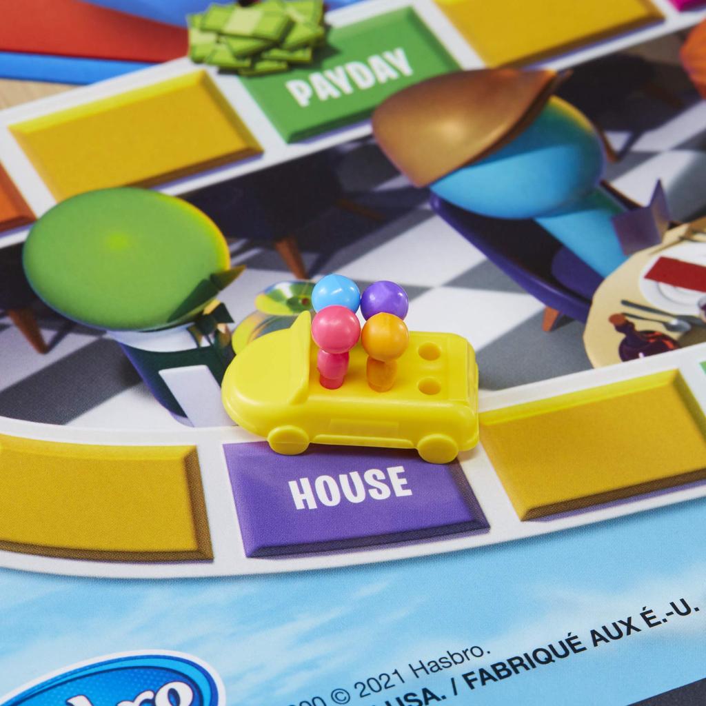 Hasbro THE GAME OF LIFE English Version The Game of Life Enjoy English Lessons While Playing