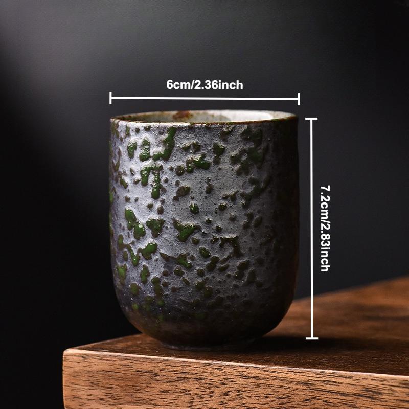 Креативные ретро кофейные чашки из каменной керамики ручной работы, кружки для пива, чая, виски, посуда для напитков, чашка для латте, чайная чашка, чайная посуда для кухни