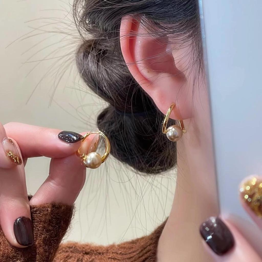 Серьги-пусеты «Кошачий глаз» с серебряной иглой: Набор из шести предметов для ухода за пирсингом ушей с дизайном хряща «без сна» для женщин.