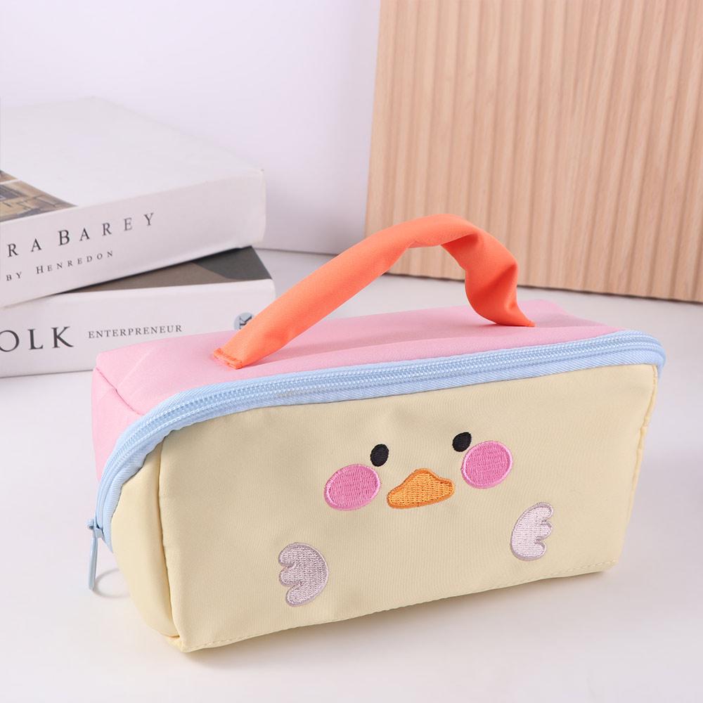 Duck Rabbit Dinosaur Korean Pencil Bag Large Capacity Stationery Storage Bag  Office Supplies