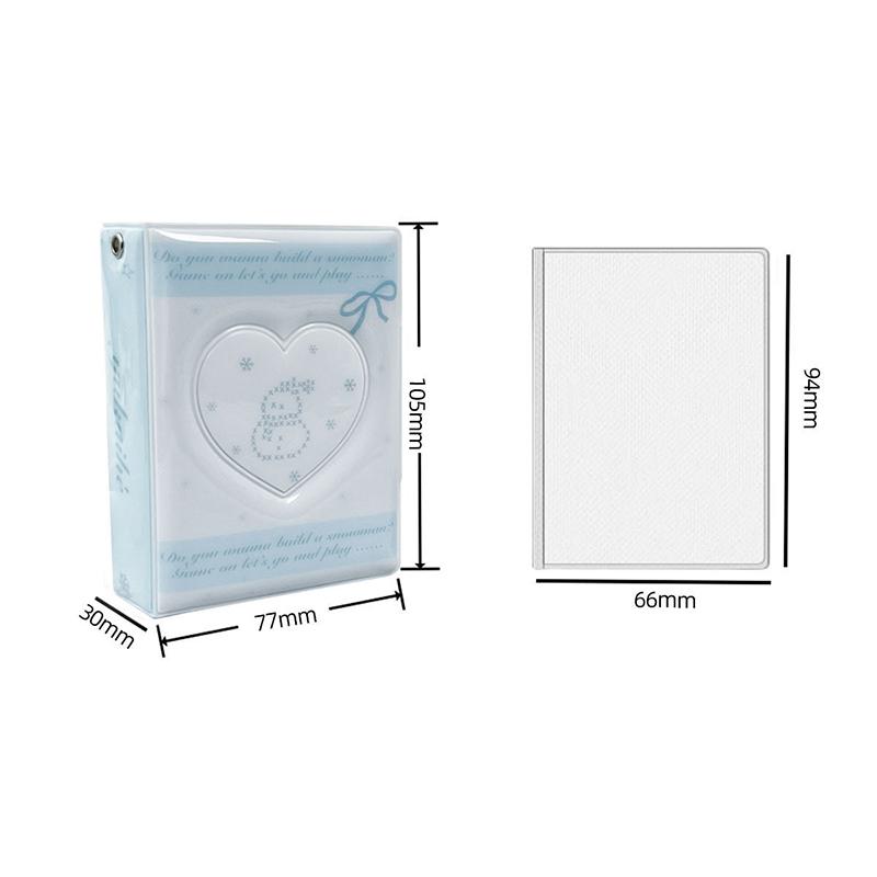 Книга для карточек Crush List Маленький карман для карточек Мини-альбом 3-3,5 Альбом знаменитости Книга для карточек Подходит для хранения маленьких карточек знаменитостей и аниме