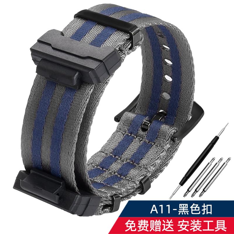 Адаптер 16 мм + Нейлоновый ремешок для Casio Gshock GA120 GA100 5600 GWM5610 DW6600 Аксессуары для ремешка часов