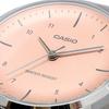 Casio LTP-VT03D-4B Analog Quartz Women's Watch Salmon Pink Metallic Metal Band