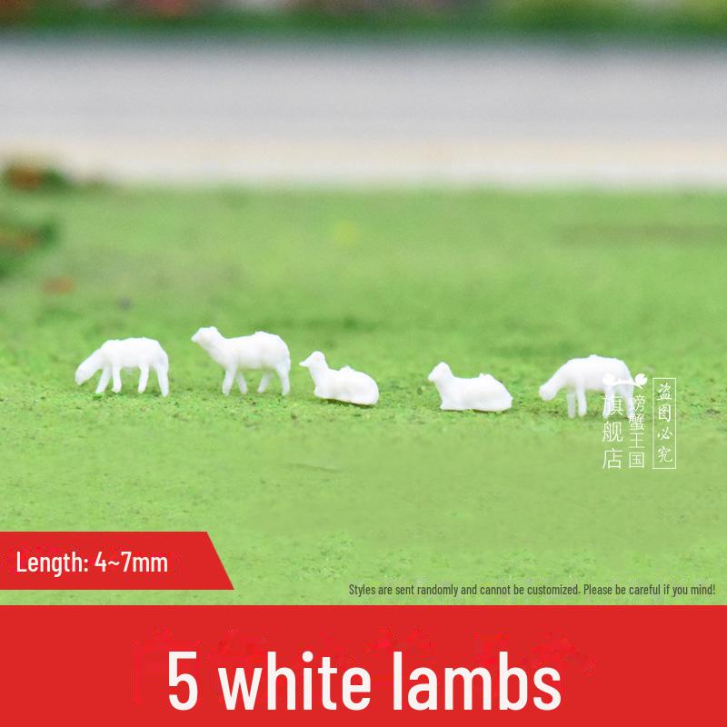 Миниатюрные фигурки животных: Крупный рогатый скот, овцы и лошади для песчаных моделей