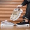 Легкие дышащие мужские кеды весна осень повседневные удобные обувь на толстой подошве шнуровка мужская обувь