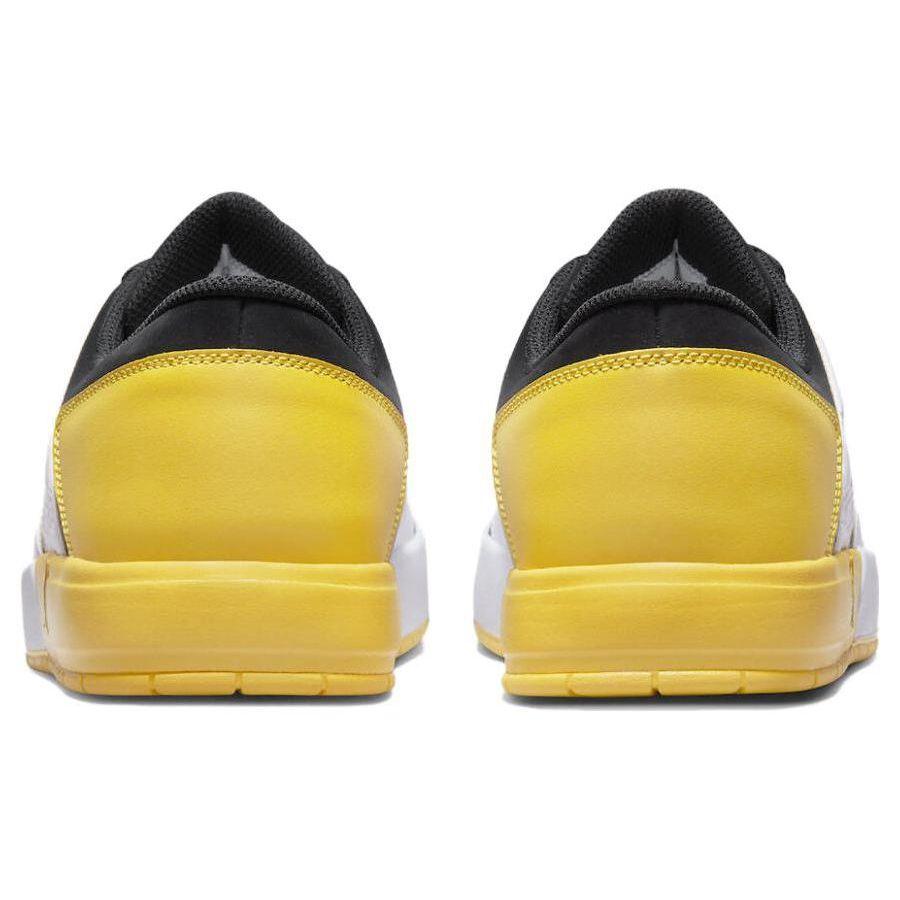 Кроссовки Air Jordan Nu Retro 1 Low Tour Yellow для мужчин Черно-белые DV5141-017
