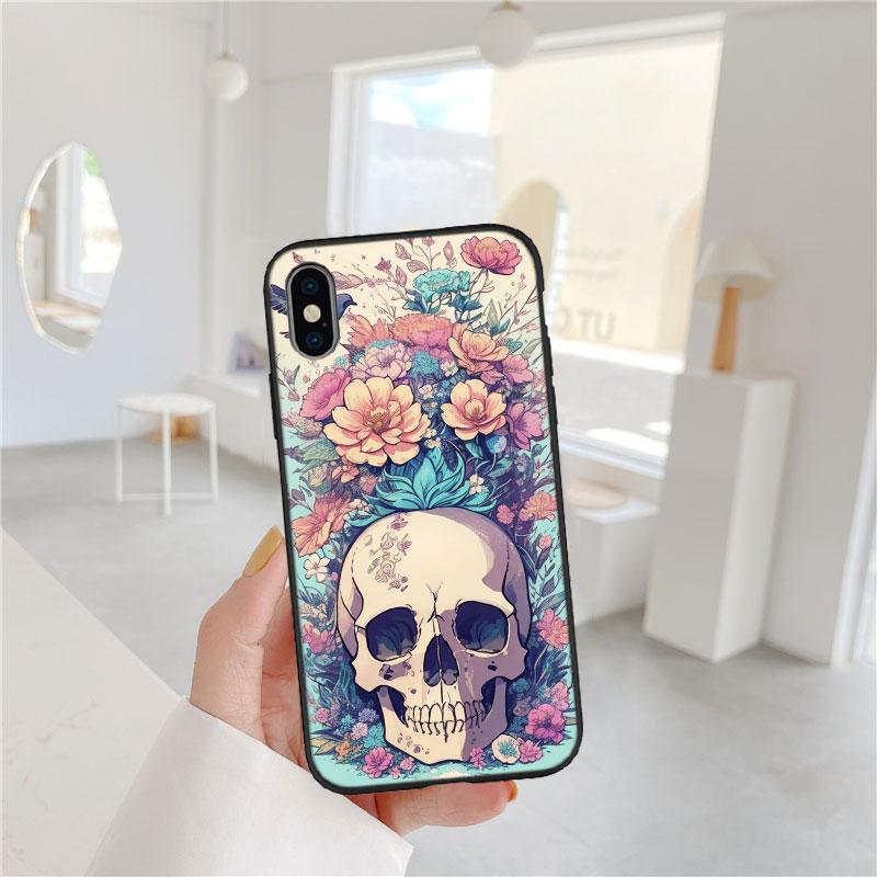 LO87 Чехол-череп для Motorola Edge 60 60s 70 G86 G56 G54 E14 G04S G45 G54 G64 S30 S50 X30 X40 X50 Ultra Pro Power