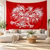Poland Wall Tapestry, Soft Fabric Wall Hanging, Decorative Backdrop For Bedroom Home Wall Art