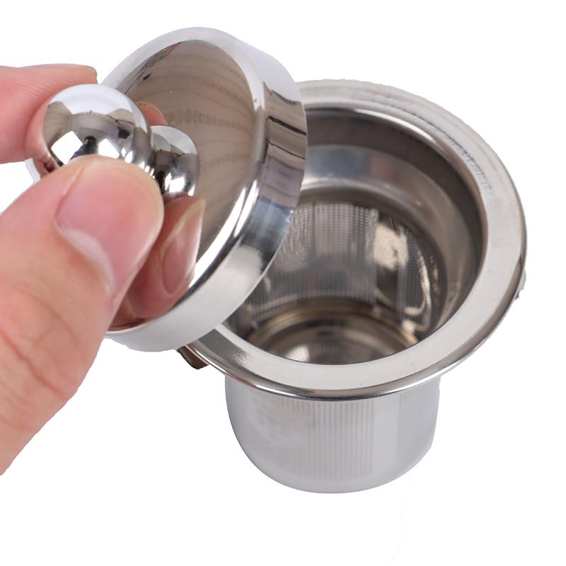 Многоразовое ситечко для чая из нержавеющей стали, сетчатая корзина для заварки, свободный заварочный чайник для листьев чая