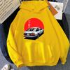 Initial D Hoodie AE86 Unisex Fashion Print Sweatshirt Japanese Long Sleeve Hoodies Men Women Harajuku Anime Sweatshirts Man Cartoon Car
