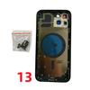 Back Housing Cover For iPhone 13 Mini 13 Pro Max Back Battery Door Rear Glass with Chassis Frame SIM Tray Side Key Parts