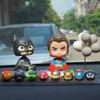 Batman Captain Tree Man Super Hero Shaking Head Cartoon Doll Car Decoration