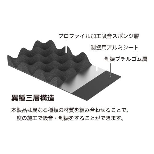 AquieT Audio-Technica AT-AQ472 Speaker Coaster, Sound-Absorbing and Vibration-Damping, for Speakers, Doors, and Back Panels