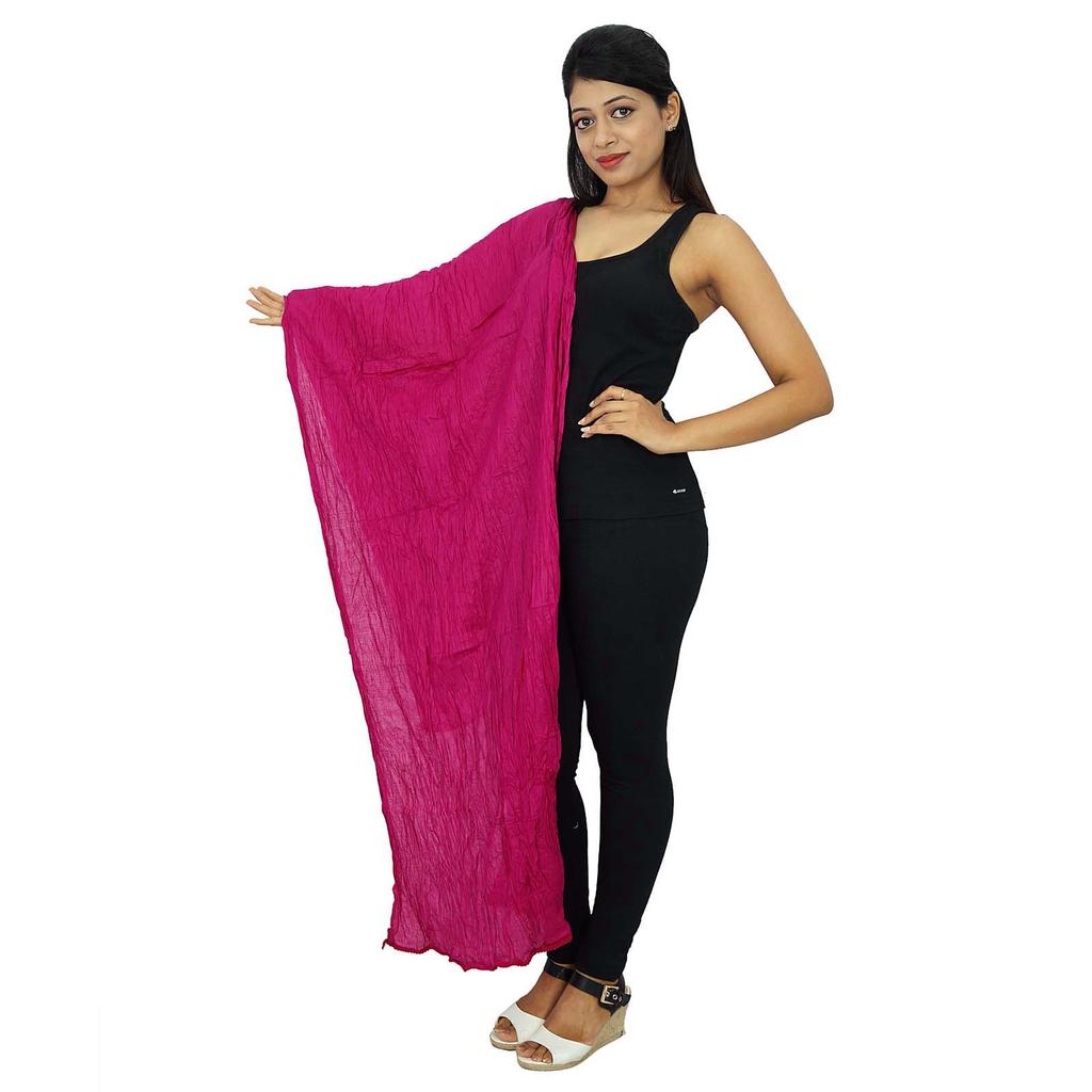 Длинный палантин из хлопковой смеси Dupatta Neck Wrap Women Wear Indian Scarves Chunni Gift For