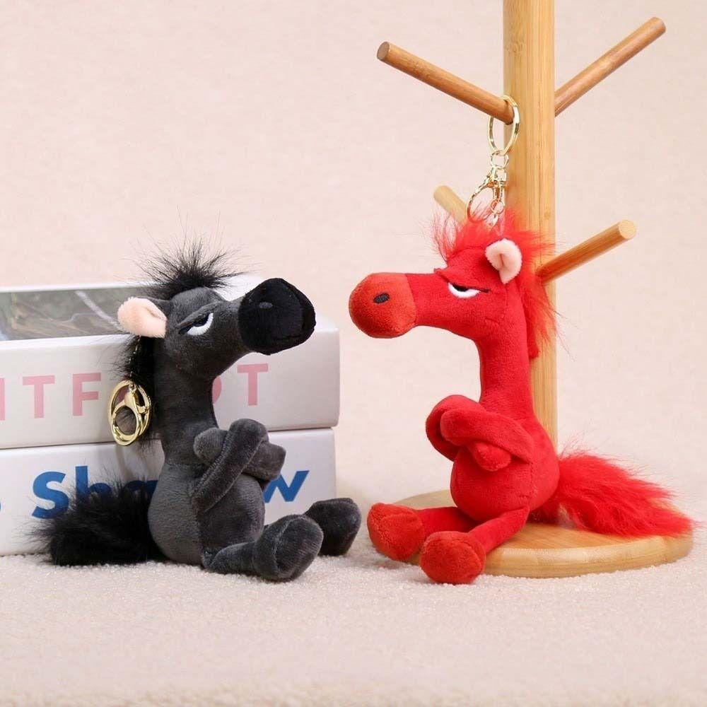 Плюшевая игрушка лошадь в фэнтезийном стиле Мультяшная реалистичная плюшевая кукла пони Подарок на день рождения