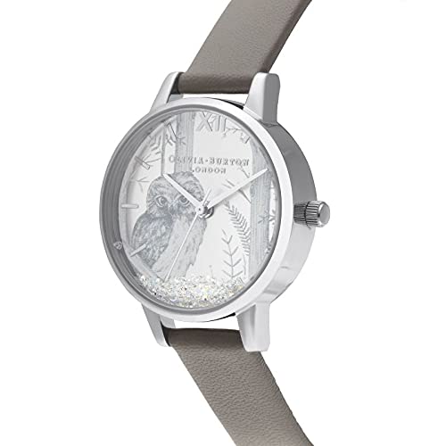 [OLIVIA BURTON] Женские часы Olivia Burton Веганские London Clay & Silver Snow Globe OB16SG10 [Параллельный импорт]