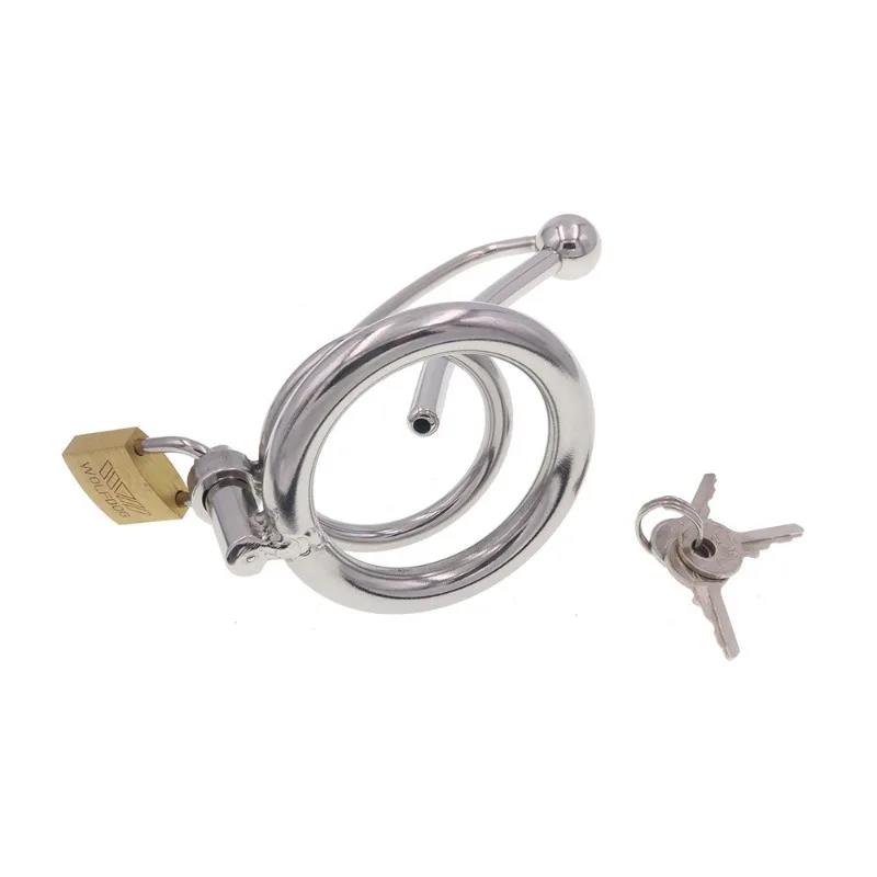 25New Urinary Catheterization Chastity Cage Chastity Device Birdcage Sissy Restraint SM Orgasmic Horse Eye Gay Sexy Toys for Men
