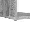 Desk in Grey Sonoma 130 x 50.5 x 75 cm Particleboard