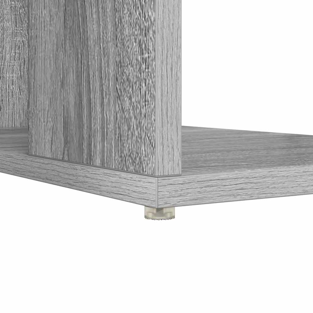 Desk in Grey Sonoma 130 x 50.5 x 75 cm Particleboard