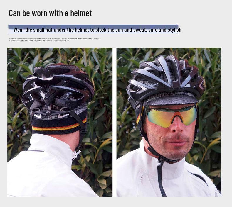 Quick-Dry Breathable Cycling Cap with Sun Protection - Helmet Liner