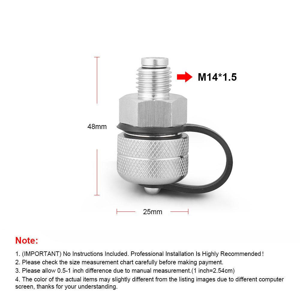 Quick Twist Oil Drain Valve With Magnet Leak Proof Rust Proof Compact Structure Stainless Steel Drain Hose Attachment