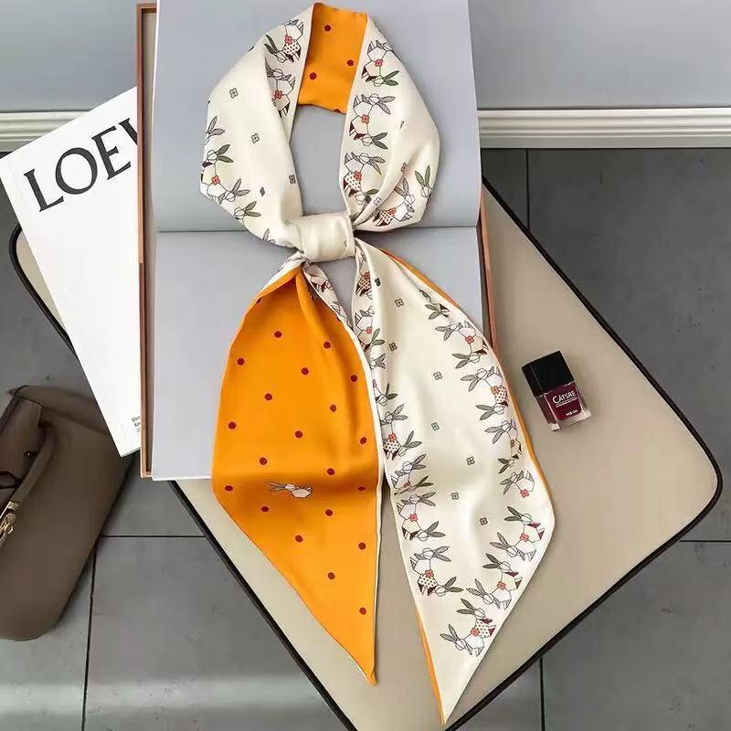Women's Polka Dot Cashew Long Scarf Belt – 2025 Waist & Neck Accessory