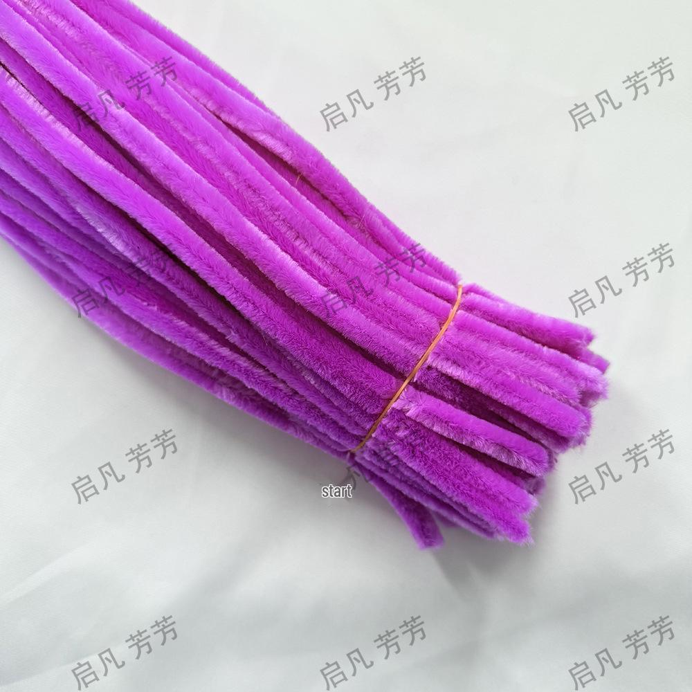8mm Macaron Color Encrypted Twist Ties Chenille Stems for DIY Toys