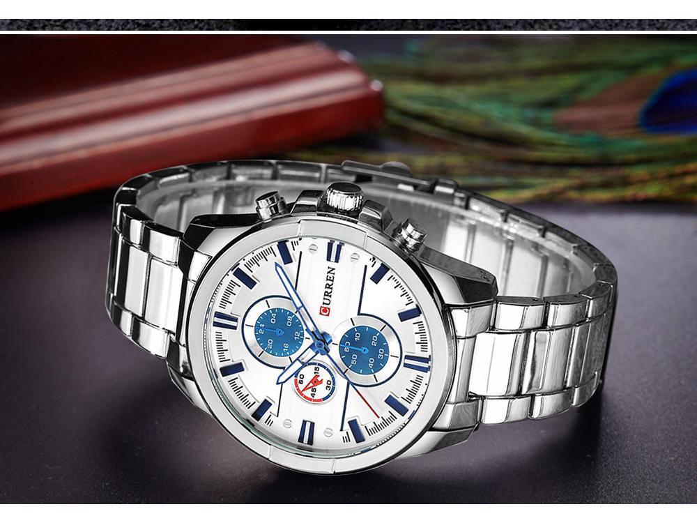 CURREN 8274 Men's Waterproof Business Casual Wristwatch