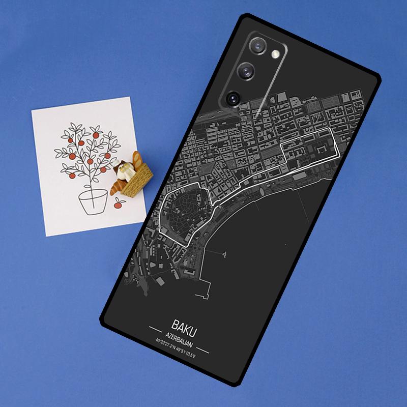 Чехол для телефона с трассами Формулы-1 Для Samsung Galaxy S25 Ultra S9 S10 S20 S21 S22 Plus S24 FE S23 Ultra Задняя крышка